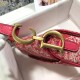 Dior Saddle Bag In Toile de Jouy Reverse Jacquard 3 Colors 25.5cm