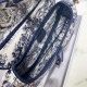 Dior Saddle Bag In Toile De Jouy Embroidery 3 Colors 25.5cm