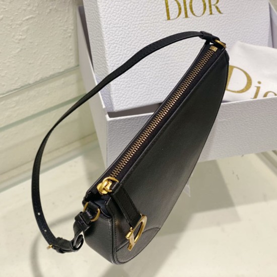 Dior Saddle Rodeo Pouch in Goatskin 20cm 5 Colors S5909