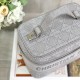 Dior Diortravel Vanity Case In Cannage Embroidery 3 Colors 24cm