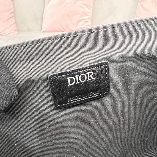 Dior Explorer Pouch With Strap In CD Diamond Mirage Ski Capsule Nylon 20cm