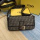 Fendi Iconic Large Baguette Bag in Brown FF Fabric