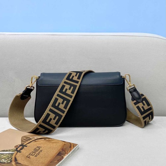 Fendi Medium Baguette Bag in Contrast Color Calfskin 