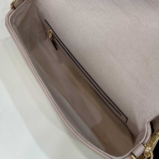 Fendi Medium Baguette Bag in FF Canvas Trimmed with Calfskin 9 Colors