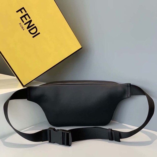 Fendi Belt Bag in Calfskin Leather with Bugs Eye
