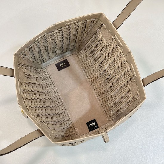 Fendi Origami Medium Interlaced Leather Bag 2 Colors