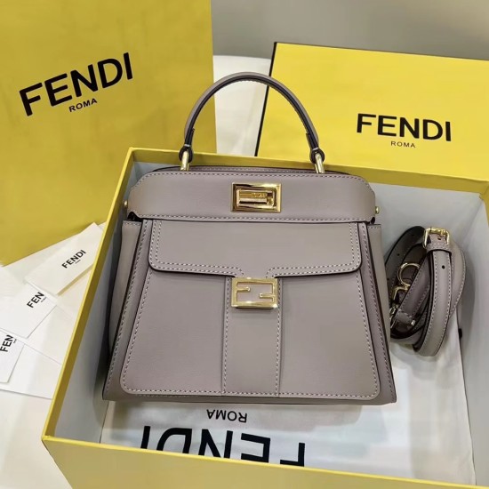 Fendi Peekaboo Bag with FF Bucket 23cm 4 Colors