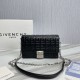 Givenchy 4G Bag Chains Crossbody Bag in Calfskin Leather With High Frequency Embossed 4G Motif