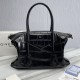 Givenchy Medium Antigona Soft Lock Bag in Crocodile Effect Leather
