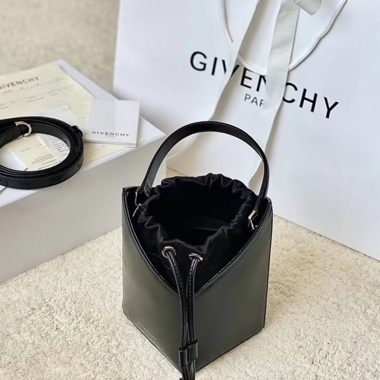 Givenchy Triangle Cut Out Bag in Box Leather 2 Colors