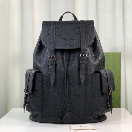 Gucci Backpack In GG Leather 34cm 2 Colors