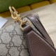 Gucci Blondie Mini Bag In GG Supreme Canvas And Leather 2 Colors 22cm
