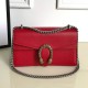 Gucci Dionysus Small Shoulder Bag In Tanned Leather With Crystal Tiger Head Closure 2 Colors 28cm