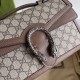 Gucci Dionysus GG Supreme Top Handle Bag In Canvas And Leather 28cm
