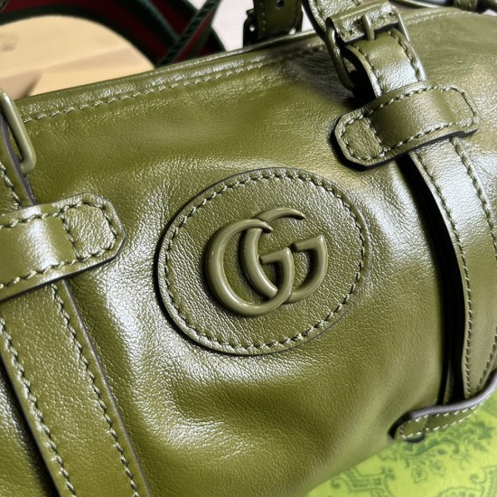 Gucci Small Duffle Bag With Tonal Double G 28.5cm 3 Colors