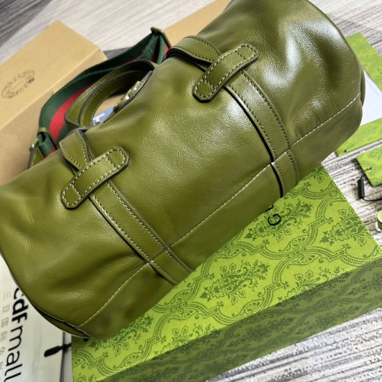 Gucci Small Duffle Bag With Tonal Double G 28.5cm 3 Colors
