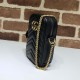 Gucci GG Marmont Mini Bag In Matelassé Chevron Leather 4 Colors 10.5cm