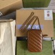 Gucci GG Marmont Mini Bag In Diagonal Matelassé Leather 10.5cm