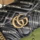 Gucci The Hacker Project Small GG Marmont Bag In Matelassé Chevron Leather With Balenciaga Print 2 Colors 26cm