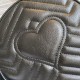 Gucci GG Marmont Mini Round Shoulder Bag In Matelassé Chevron Leather 3 Colors 18cm