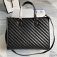 Gucci GG Marmont Tote Bag In Diagonal Matelassé Leather 2 Colors 35cm