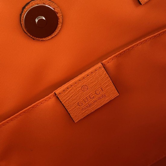 Gucci Children's Nina Dzyvulska Tote Bag Banana Print Orange Trim