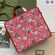 Gucci Children's Tote Bag Red Cats Print