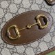 Gucci Horsebit 1955 Mini Top Handle Bag In GG Supreme And Leather Trims 23cm