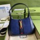 Gucci Jackie 1961 Shoulder Bag In Suede And Tonal Leather With Web 3 Colors 19cm 28cm 36.5cm