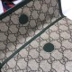 Gucci Neo Vintage Messenger Bag Single Layer In GG Supreme Canvas With Leather Trims 3 Colors 20cm