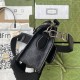 Gucci Messenger Bag In GG Supreme Canvas And Leather With Interlocking G 21cm
