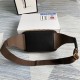 Gucci Ophidia Belt Bag Beige Ebony GG Supreme Canvas Brown Leather Green Red Web