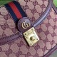 Gucci Ophidia Small Top Handle Bag In Original GG Canvas And Leather Trims 25cm