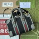 Gucci Bauletto Small Top Handle Bag In GG Canvas 715772 27cm 3 Colors