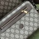 Gucci Mini GG Shoulder Bag in GG Supreme Canvas And leather Trims 23cm
