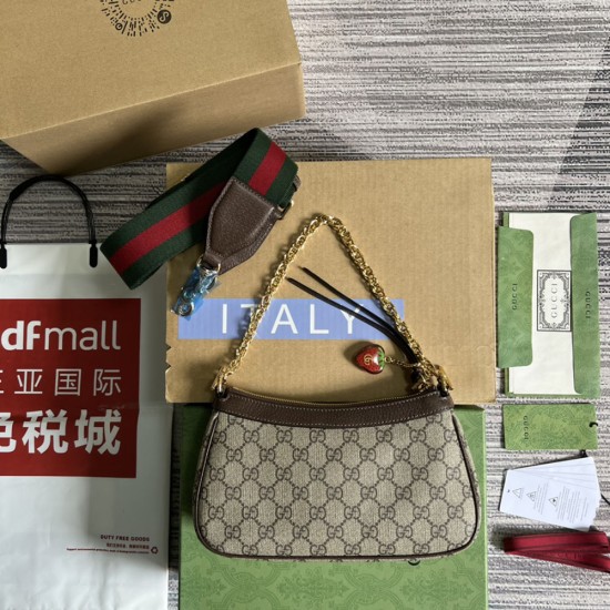 Gucci Ophidia Small Handbag With Chain 25cm 3 Colors