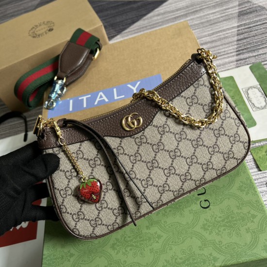 Gucci Ophidia Small Handbag With Chain 25cm 3 Colors