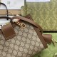 Gucci Padlock Small Chains Shoulder Bag In GG Supreme Canvas And Leather 3 Colors 26cm