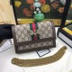 Gucci Queen Margaret Messenger Bag In GG Supreme Canvas And Leather 3 Colors 20cm