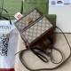 Gucci Small Shoulder Bag in GG Supreme Canvas And Leather 18cm