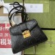 Gucci Small Top Handle Bag in Debossed GG Leather 28.5cm