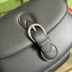 Gucci Shoulder Bag In Printed Leather With Embossed Logo And Braided Strap 25cm