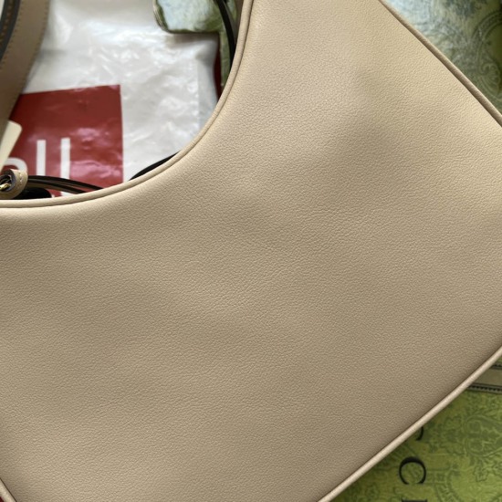 Gucci Attache Small Shoulder Bag In Leather 4 Colors 23cm