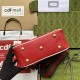 Gucci Adidas X Gucci Small Shoulder Bag In Leather With Embossed Logo And Trefoil 4 Colors 25cm