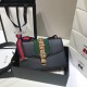 Gucci Sylvie Shoulder Bag With Web 3 Colors 25.5cm