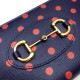 Gucci Horsebit 1955 Zip Around Wallet With Dots 19cm