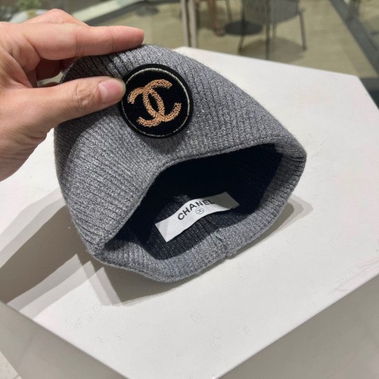Chanel Beanie In Knit 3 Colors