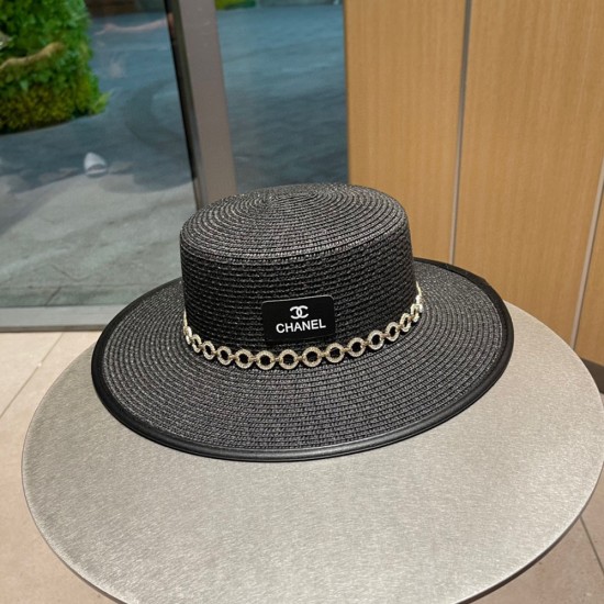 Chanel Hat In Straw 3 Colors