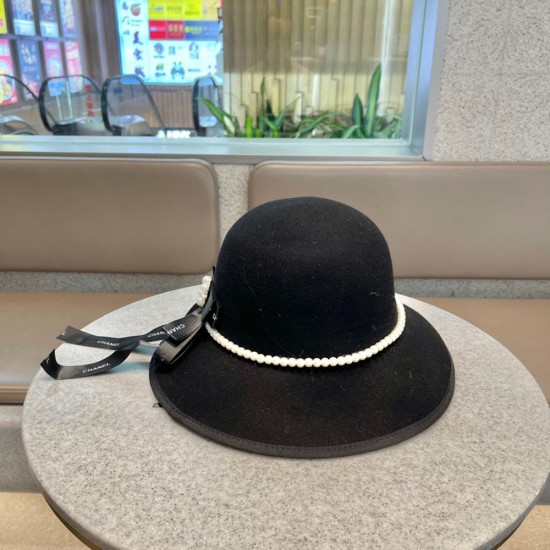 Chanel Bucket Hat In Woolen Fabric 2 Colors