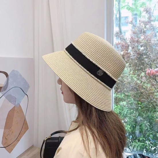 Chanel Bucket Hat With Enamel Logo 4 Colors